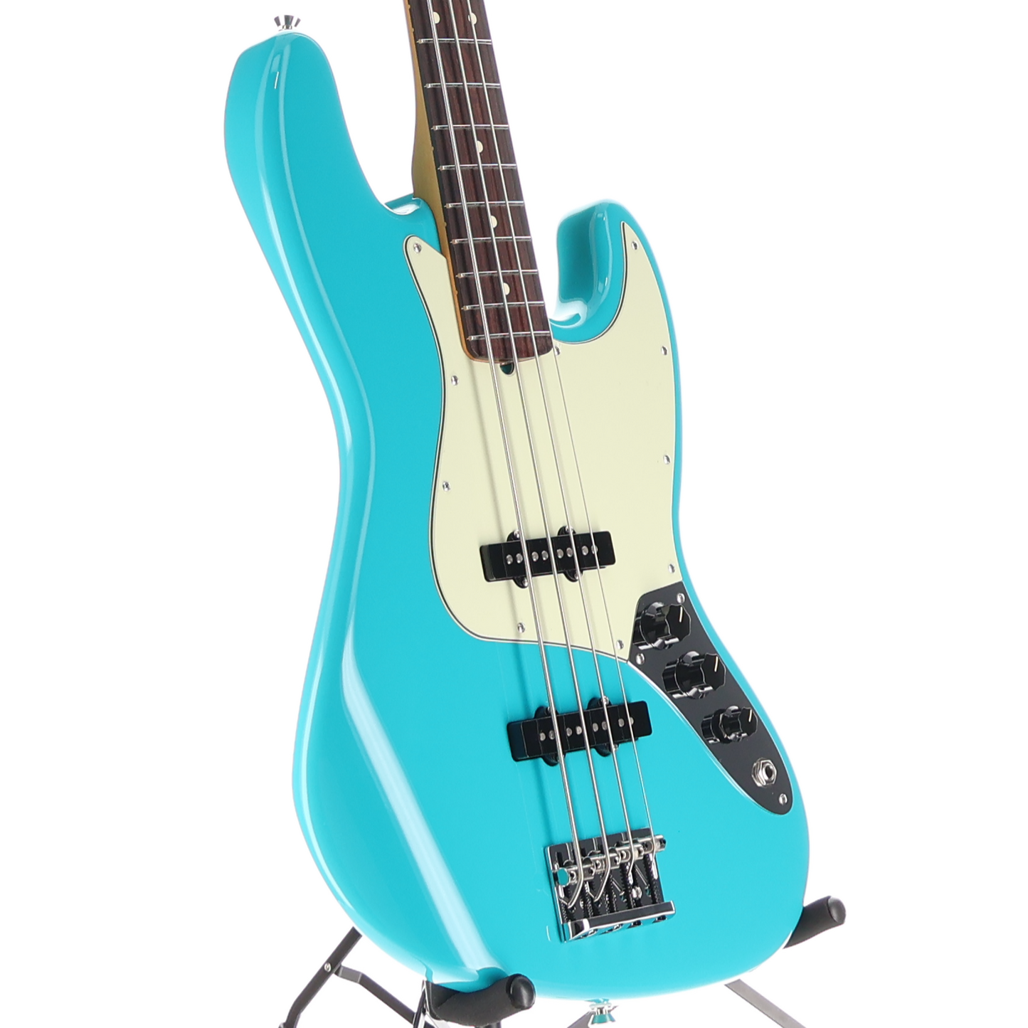 Fender American Professional II Jazz Bass, Rosewood Fingerboard, Miami Blue (H9) (47947)