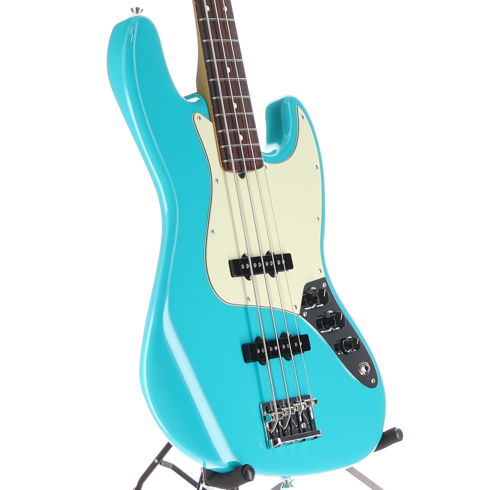 Fender American Professional II Jazz Bass, Rosewood Fingerboard, Miami Blue (H9) (47947)