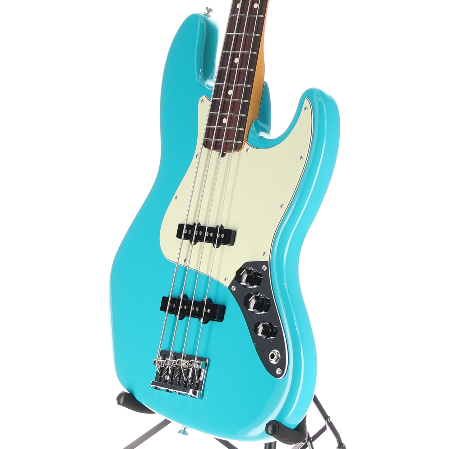 Fender American Professional II Jazz Bass, Rosewood Fingerboard, Miami Blue (H9) (47947)