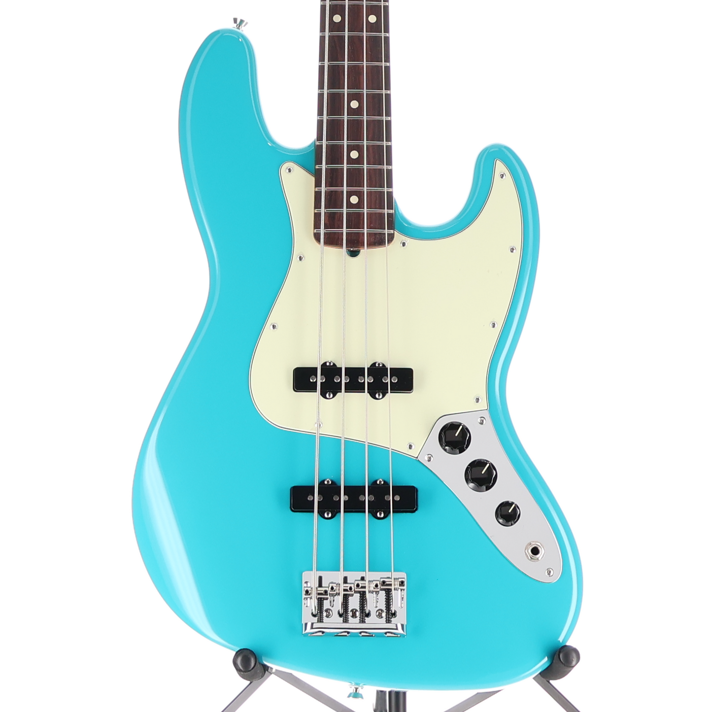 Fender American Professional II Jazz Bass, Rosewood Fingerboard, Miami Blue (H9) (47947)