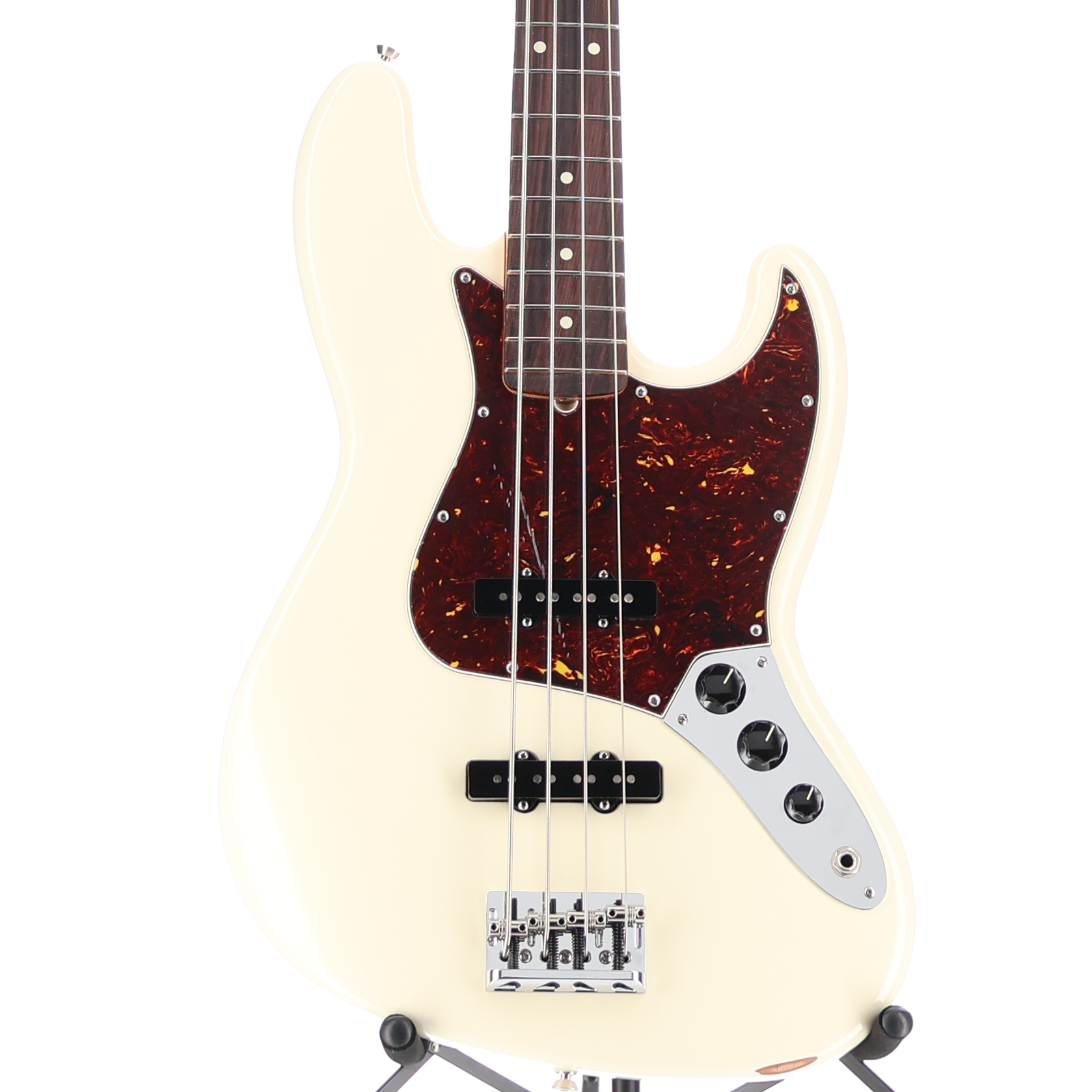 Fender American Professional II Jazz Bass, Rosewood Fingerboard, Olympic White (RC3) (31195)