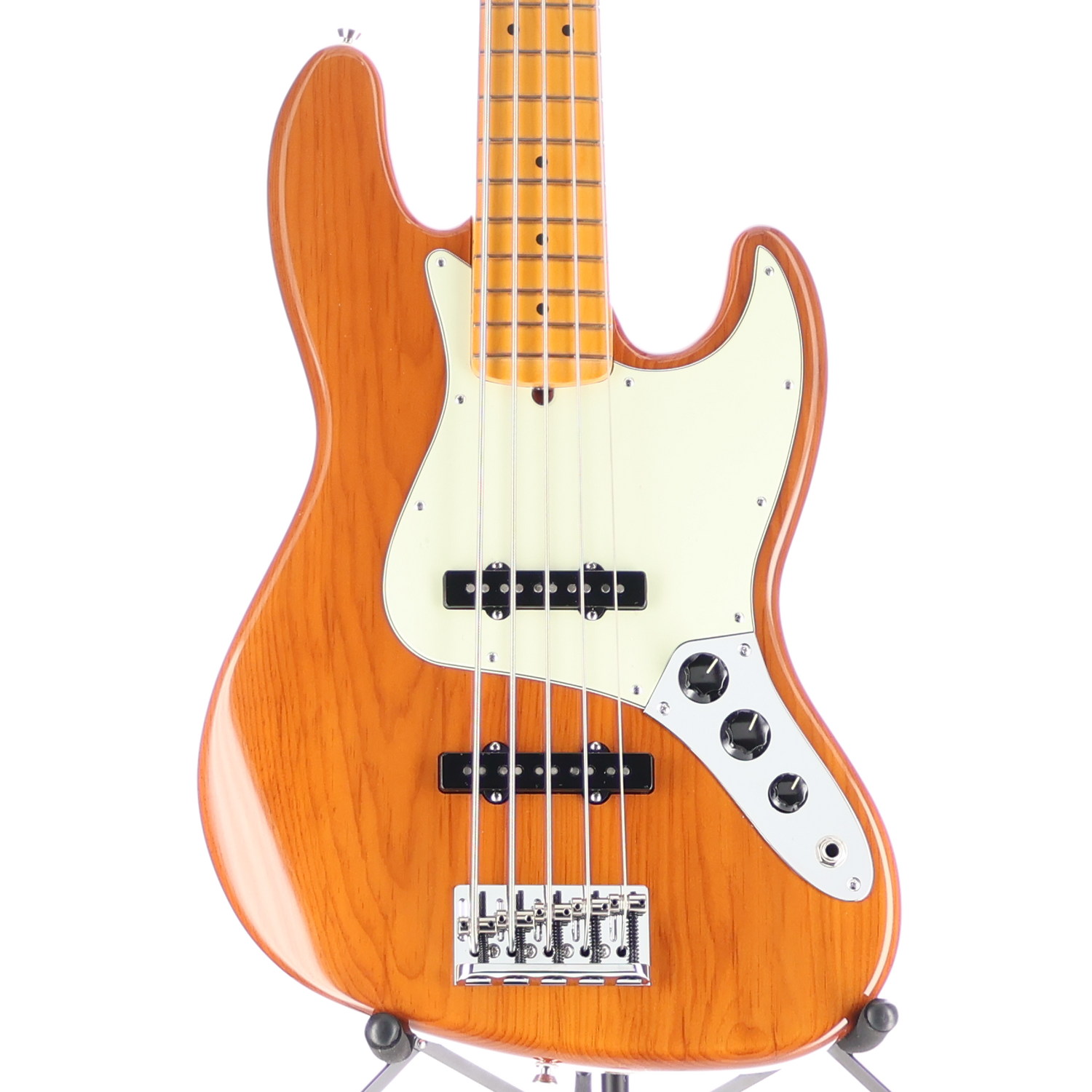 Fender American Professional II Jazz Bass V, Maple Fingerboard, Roasted Pine (X1) (97499)