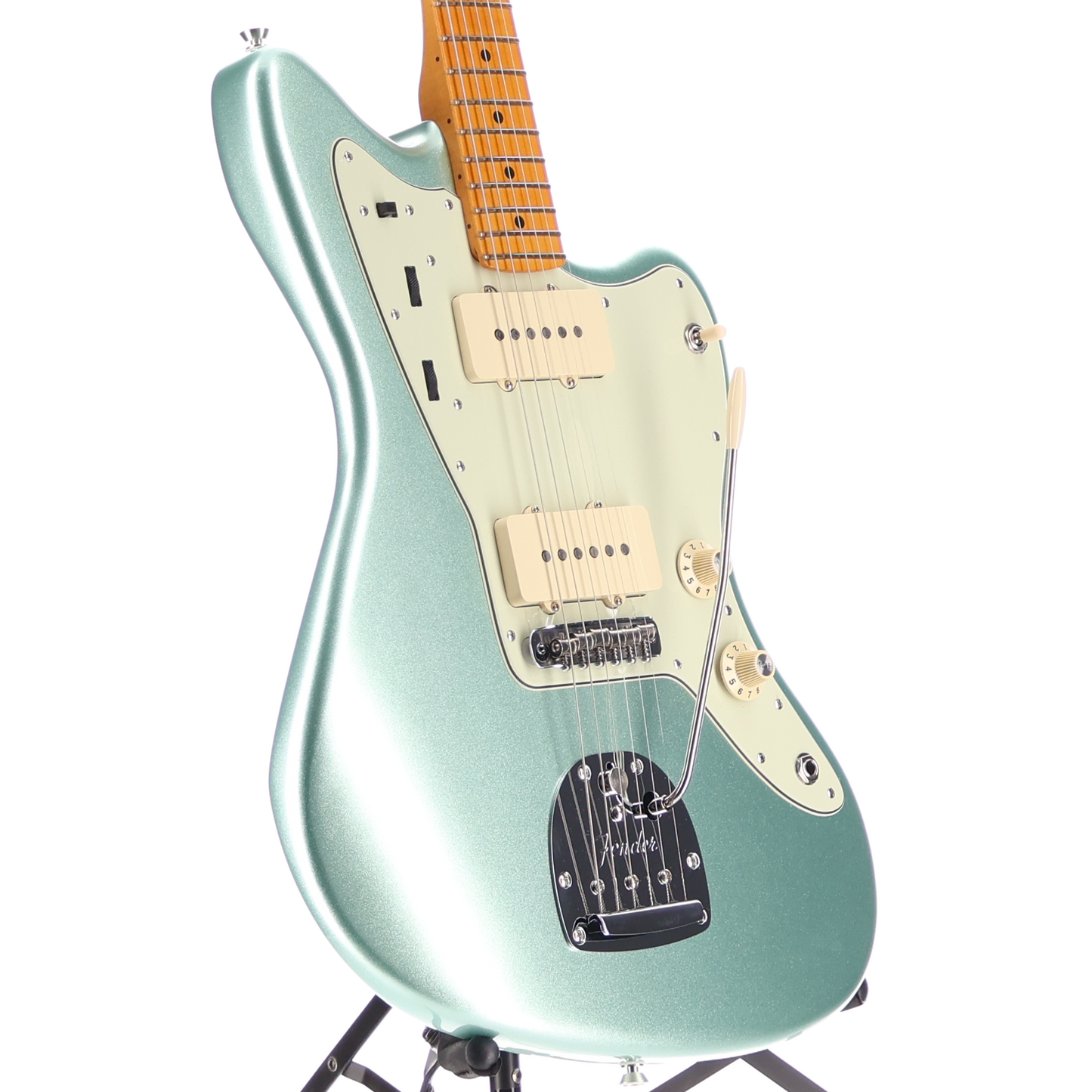 Fender American Professional II Jazzmaster, Maple Fingerboard, Mystic Surf Green (RC2) (05068)