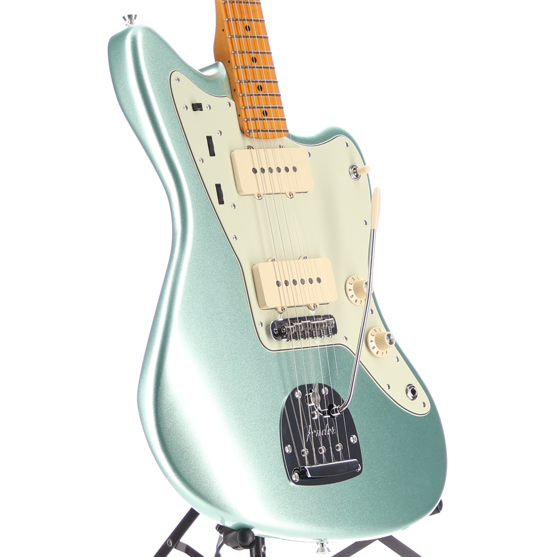 Fender American Professional II Jazzmaster, Maple Fingerboard, Mystic Surf Green (RC2) (05068)