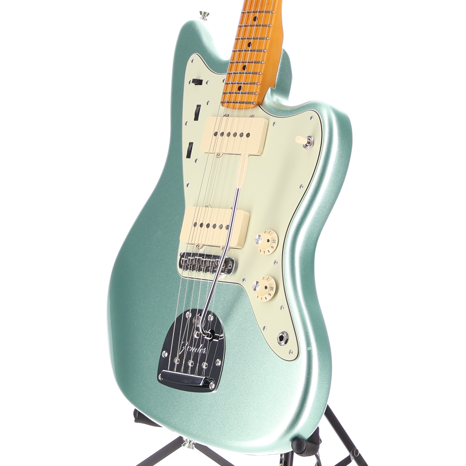 Fender American Professional II Jazzmaster, Maple Fingerboard, Mystic Surf Green (RC2) (05068)