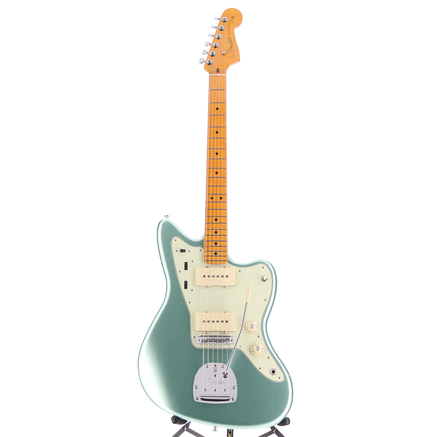 Fender American Professional II Jazzmaster, Maple Fingerboard, Mystic Surf Green (RC2) (05068)