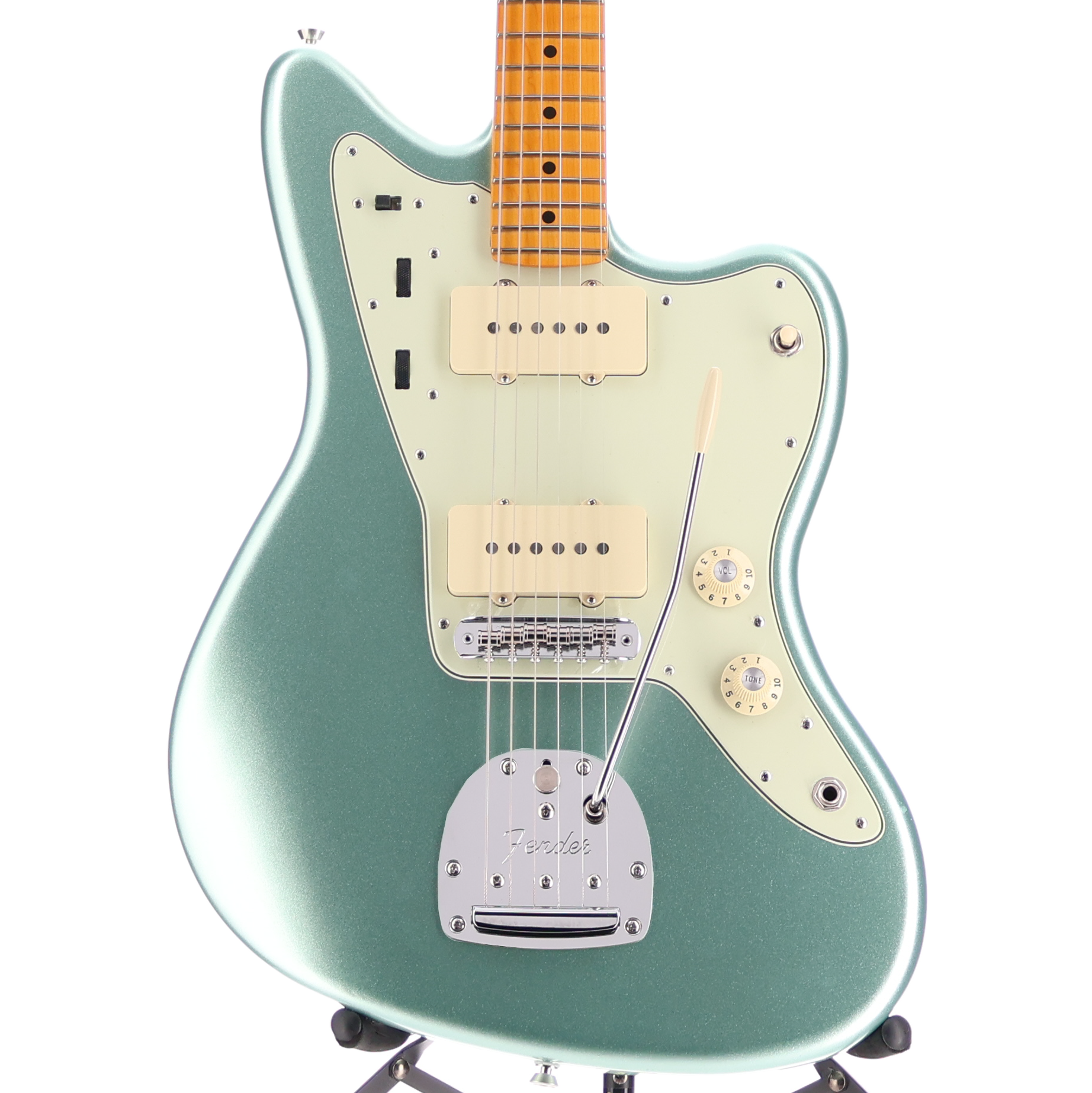 Fender American Professional II Jazzmaster, Maple Fingerboard, Mystic Surf Green (RC2) (05068)