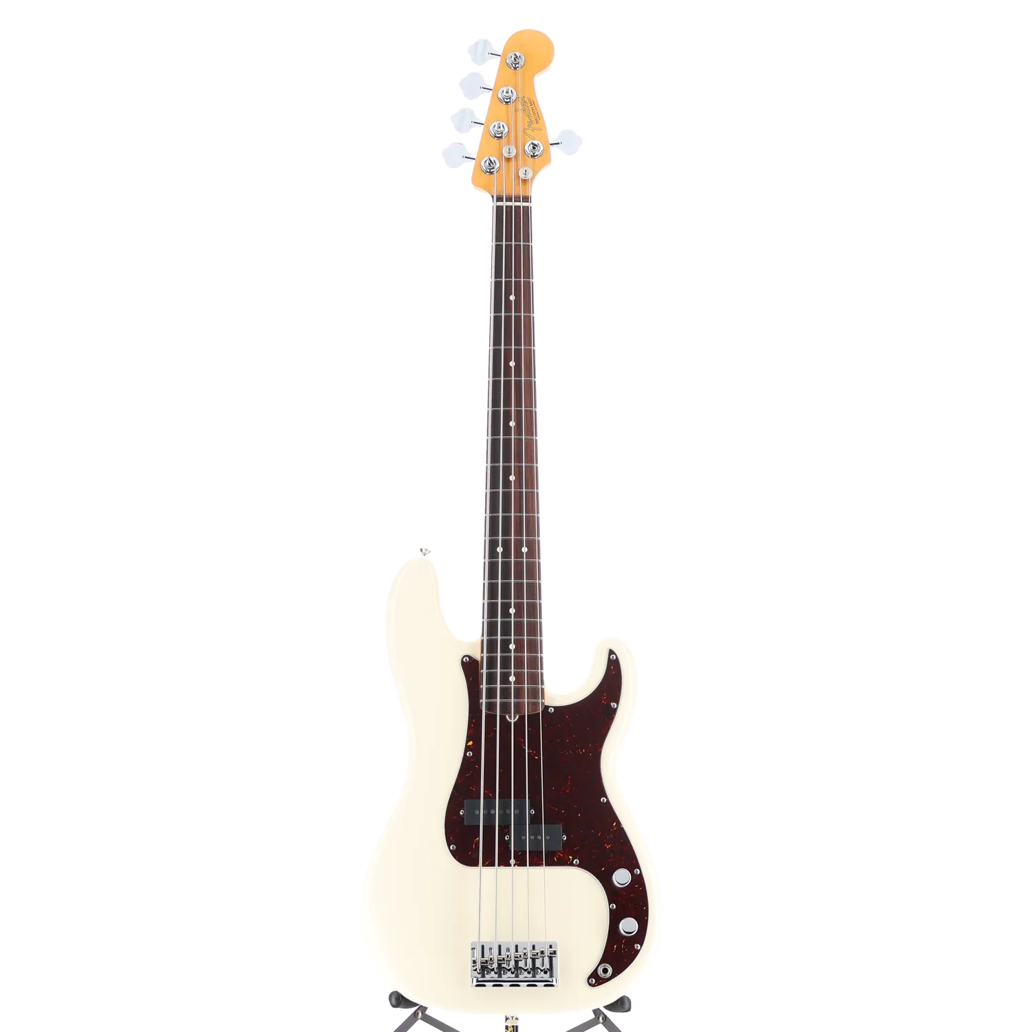 Fender American Professional II Precision Bass V, Rosewood Fingerboard, Olympic White (H2) (70907)