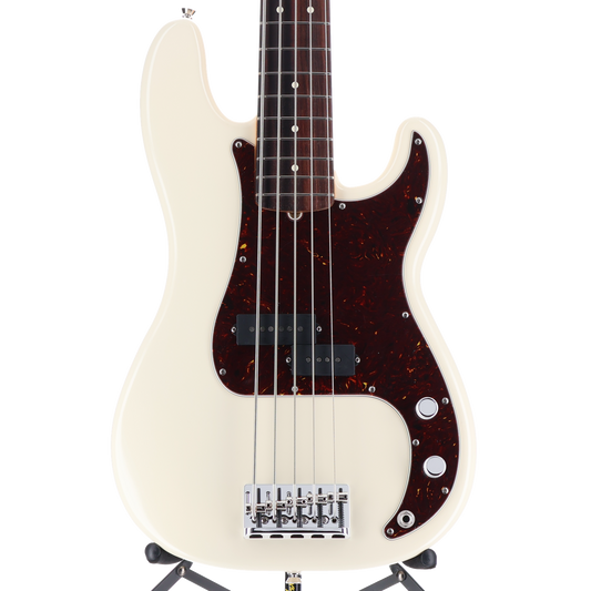 Fender American Professional II Precision Bass V, Rosewood Fingerboard, Olympic White (H2) (70907)