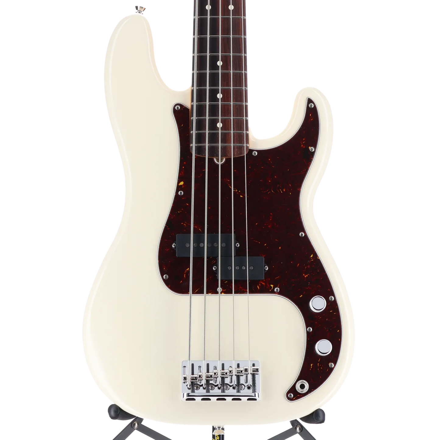 Fender American Professional II Precision Bass V, Rosewood Fingerboard, Olympic White (H2) (70907)