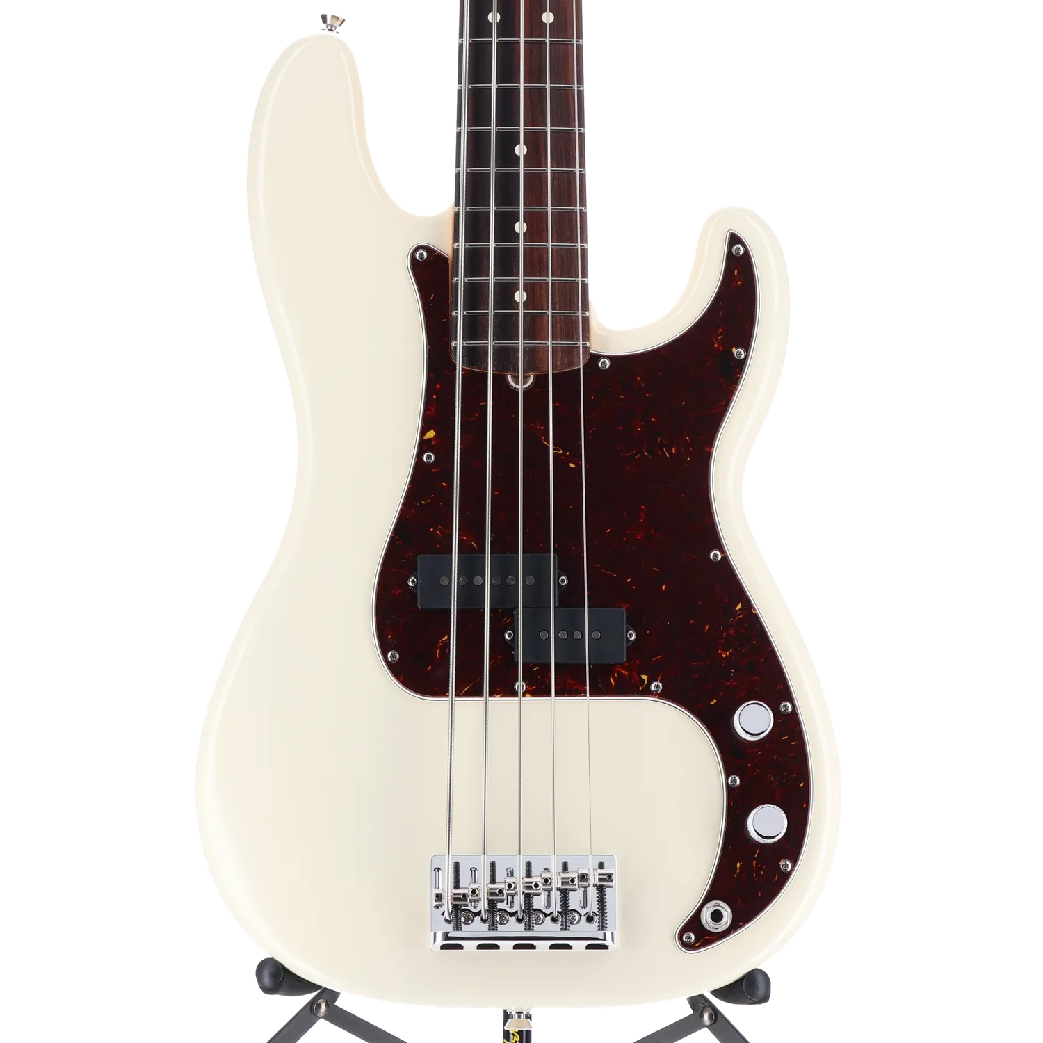 Fender American Professional II Precision Bass V, Rosewood Fingerboard, Olympic White (H2) (70907)