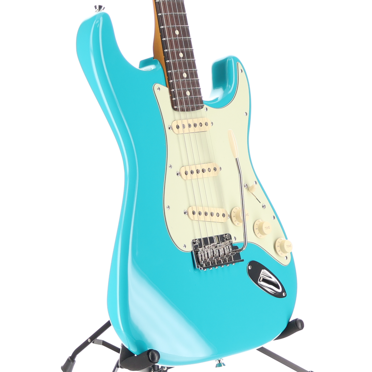Fender American Professional II Stratocaster HSS, Rosewood Fingerboard, Miami Blue (B11) (29457)