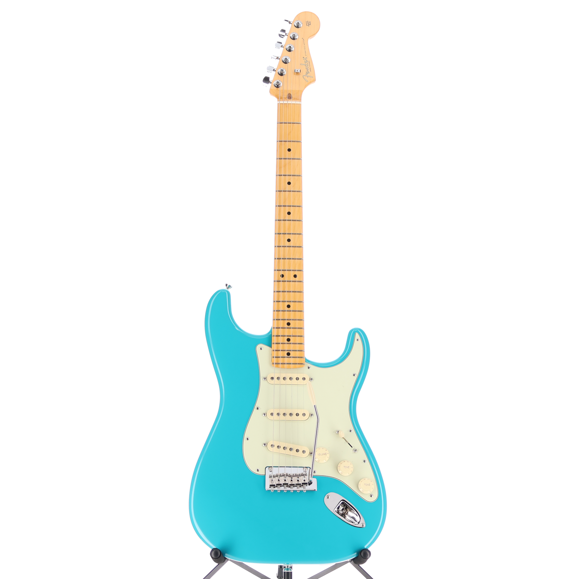 Fender American Professional II Stratocaster, Maple Fingerboard, Miami Blue (I7) (48361)