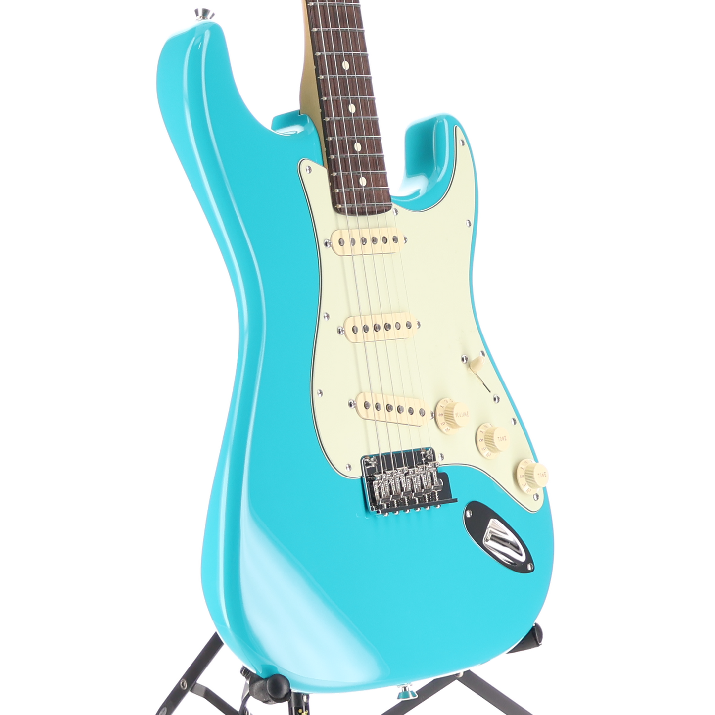 Fender American Professional II Stratocaster, Rosewood Fingerboard, Miami Blue (O12) (41032)