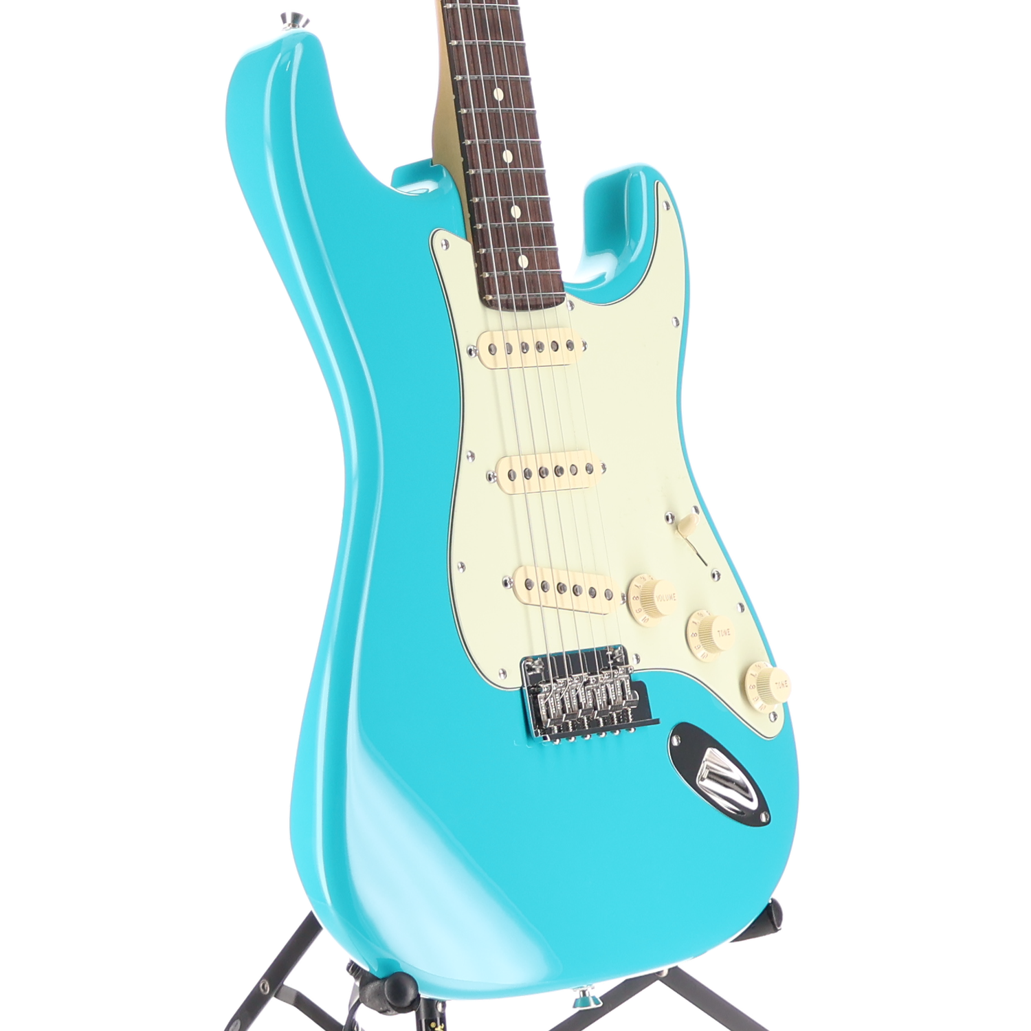 Fender American Professional II Stratocaster, Rosewood Fingerboard, Miami Blue (O12) (41032)