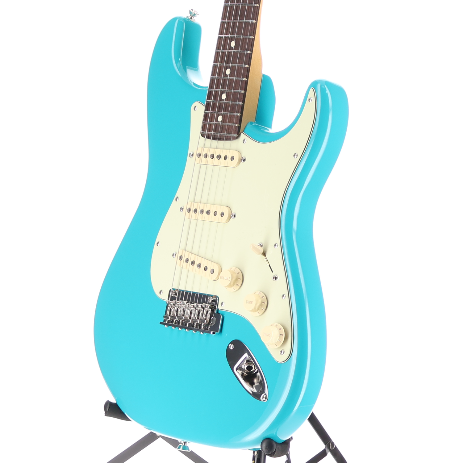 Fender American Professional II Stratocaster, Rosewood Fingerboard, Miami Blue (O12) (41032)