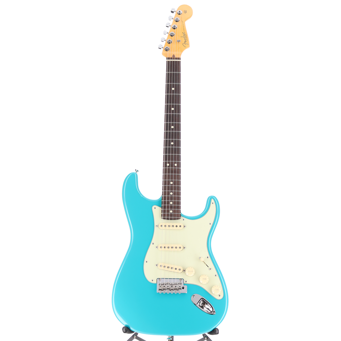 Fender American Professional II Stratocaster, Rosewood Fingerboard, Miami Blue (O12) (41032)