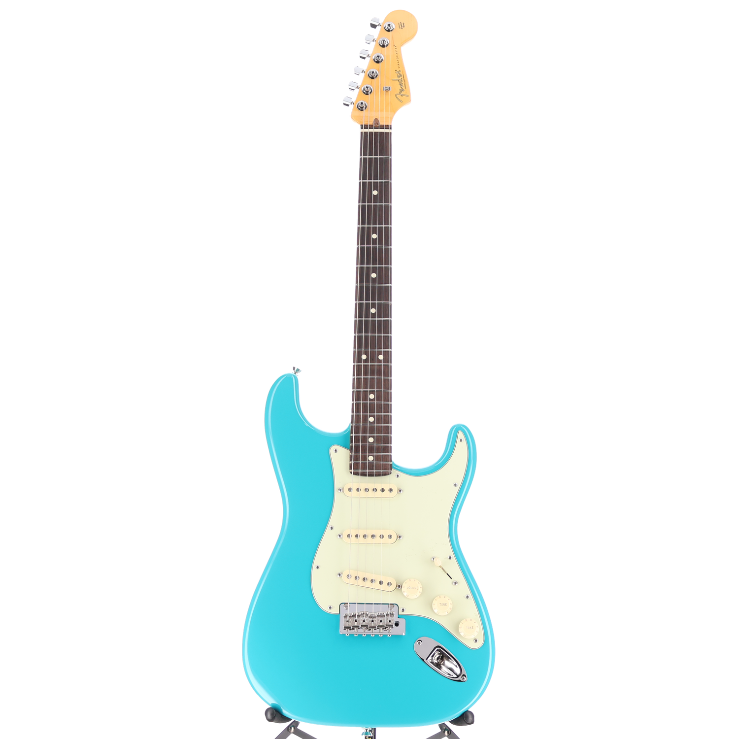 Fender American Professional II Stratocaster, Rosewood Fingerboard, Miami Blue (O12) (41032)