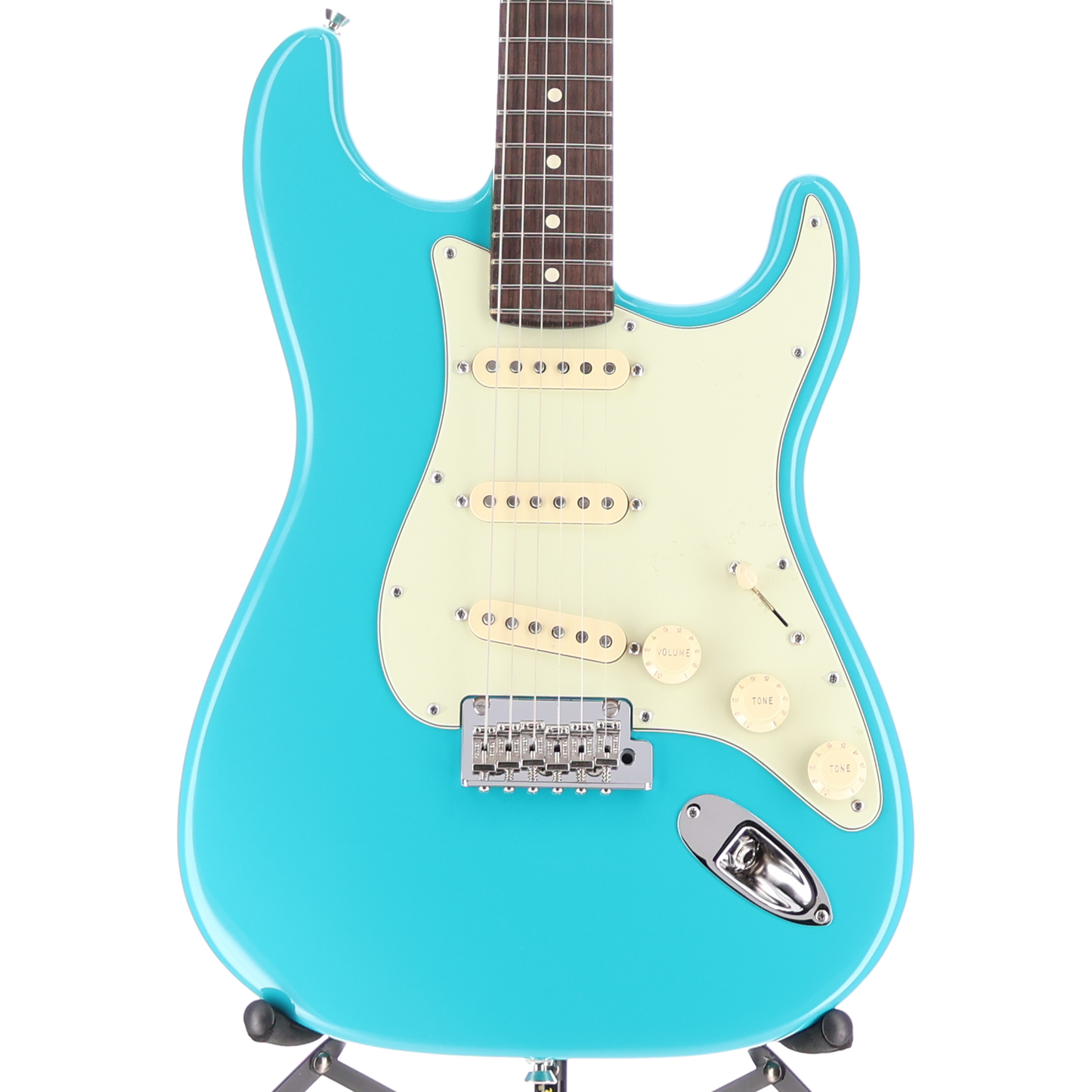 Fender American Professional II Stratocaster, Rosewood Fingerboard, Miami Blue (O12) (41032)