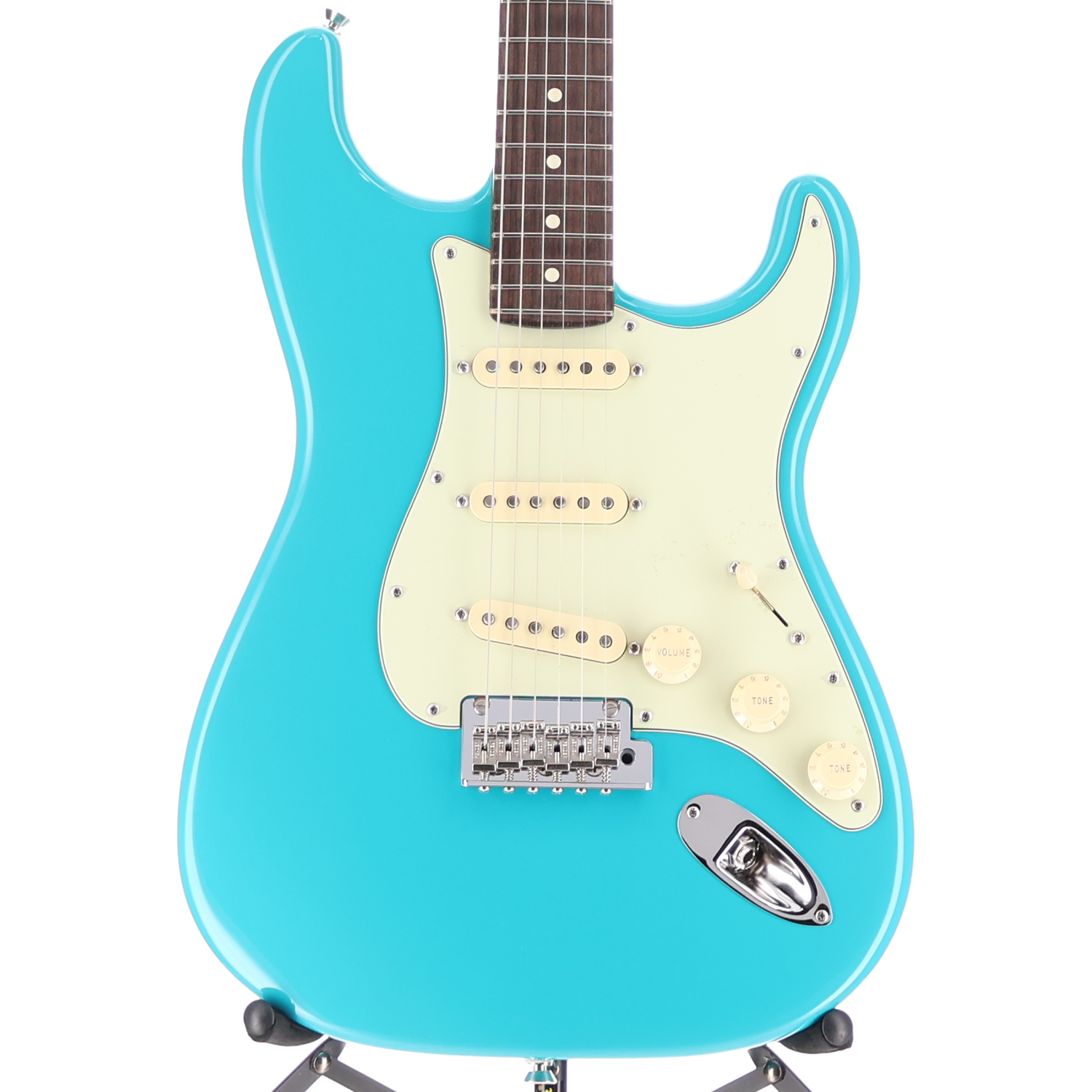 Fender American Professional II Stratocaster, Rosewood Fingerboard, Miami Blue (O12) (41032)