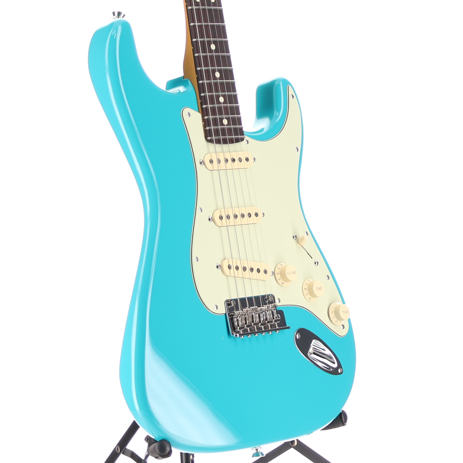 Fender American Professional II Stratocaster, Rosewood Fingerboard, Miami Blue (RC4) (28579)