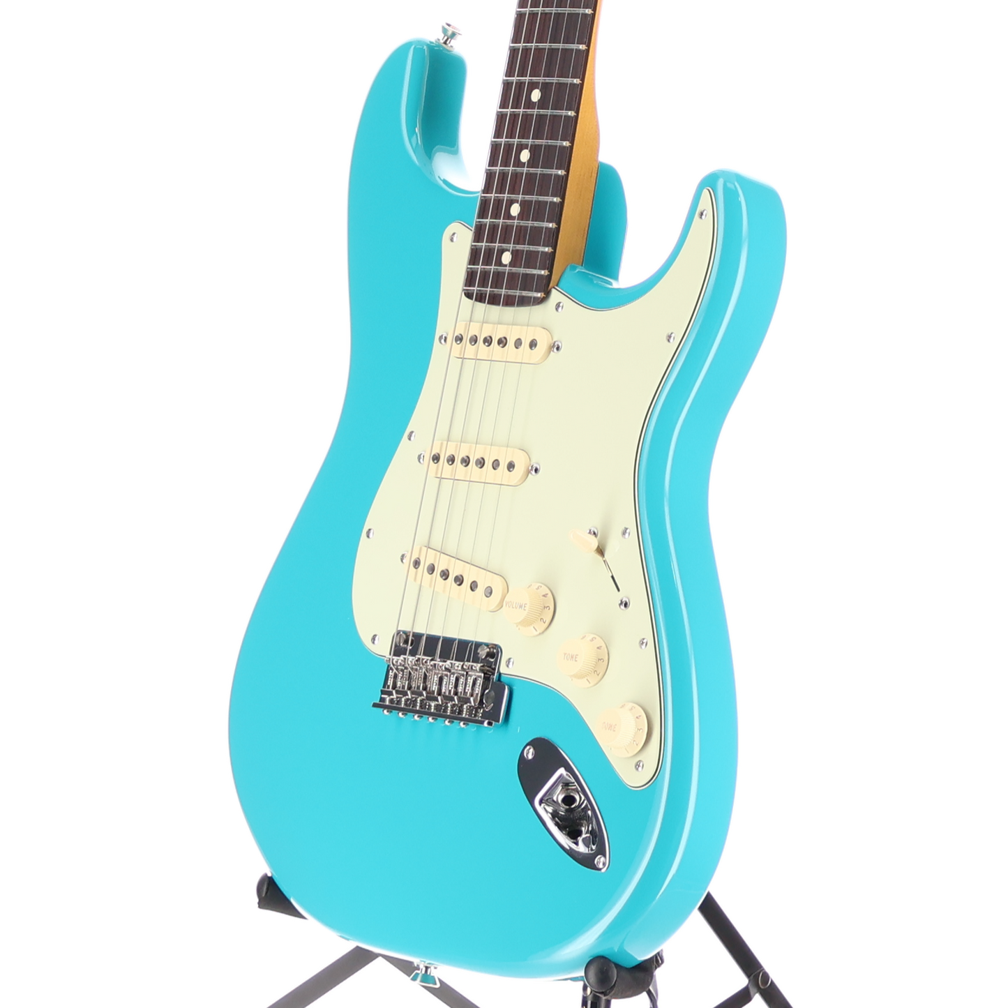 Fender American Professional II Stratocaster, Rosewood Fingerboard, Miami Blue (RC4) (28579)