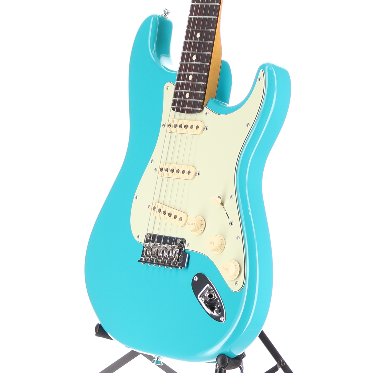 Fender American Professional II Stratocaster, Rosewood Fingerboard, Miami Blue (RC4) (28579)