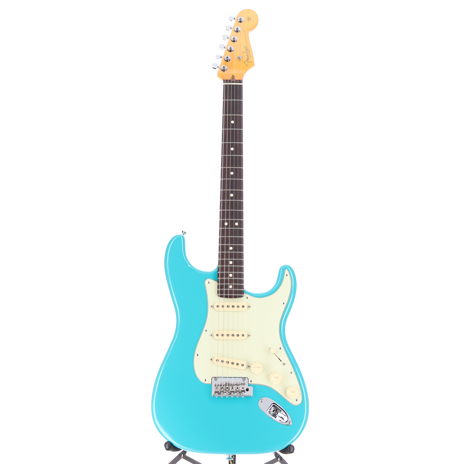 Fender American Professional II Stratocaster, Rosewood Fingerboard, Miami Blue (RC4) (28579)
