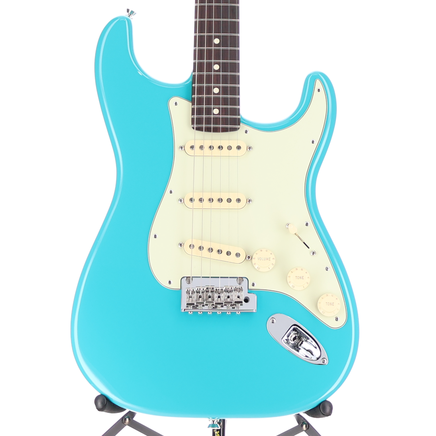 Fender American Professional II Stratocaster, Rosewood Fingerboard, Miami Blue (RC4) (28579)