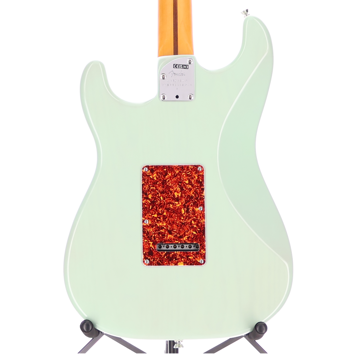 Fender American Professional II Stratocaster Thinline, Transparent Surf Green, Professional Setup (L5) (14380)