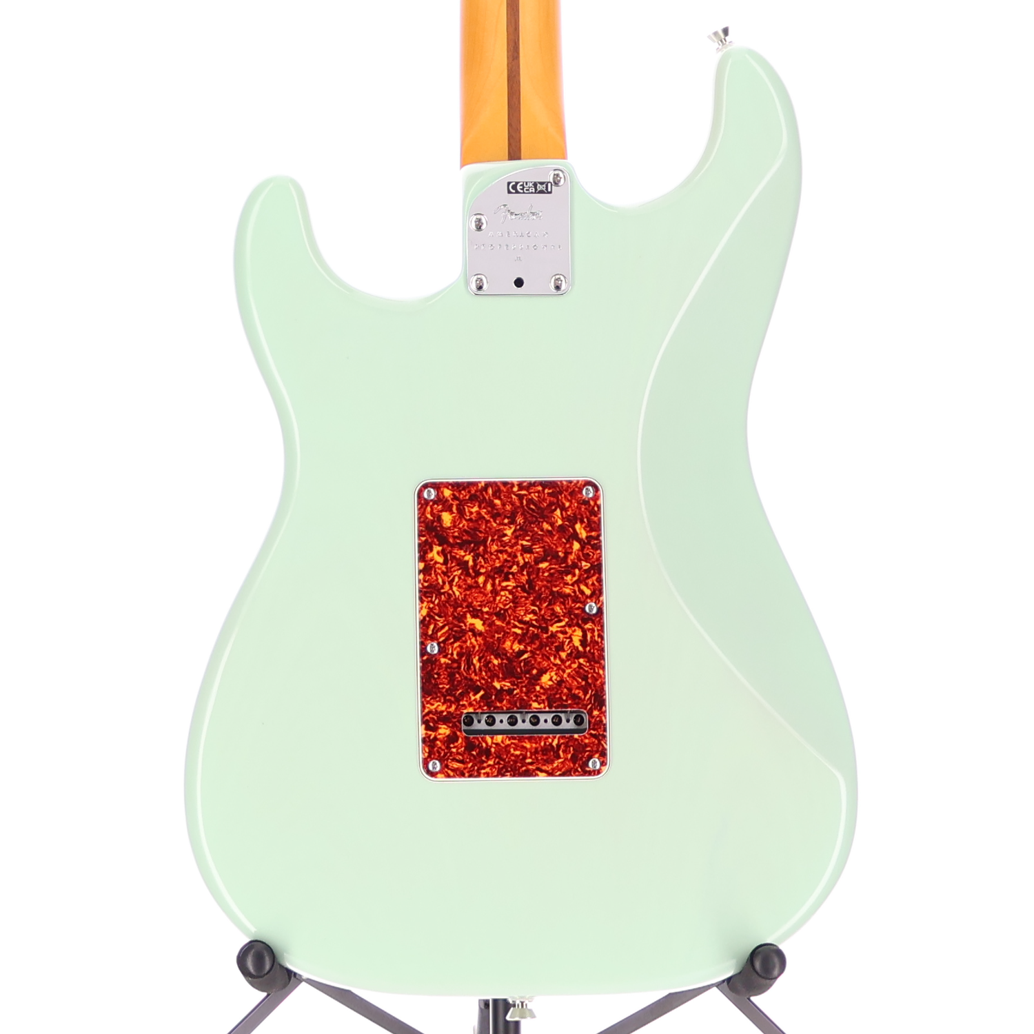 Fender American Professional II Stratocaster Thinline, Transparent Surf Green, Stage Ready (L2) (10115)