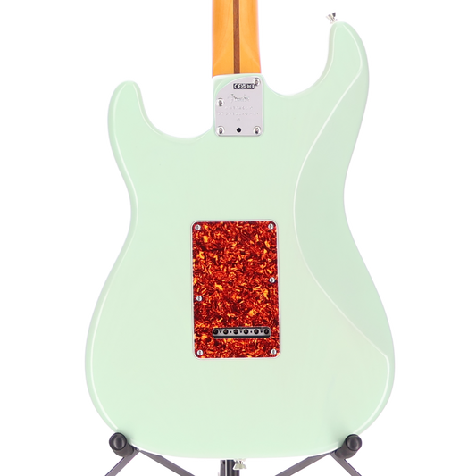 Fender American Professional II Stratocaster Thinline, Transparent Surf Green, Stage Ready (L2) (10115)