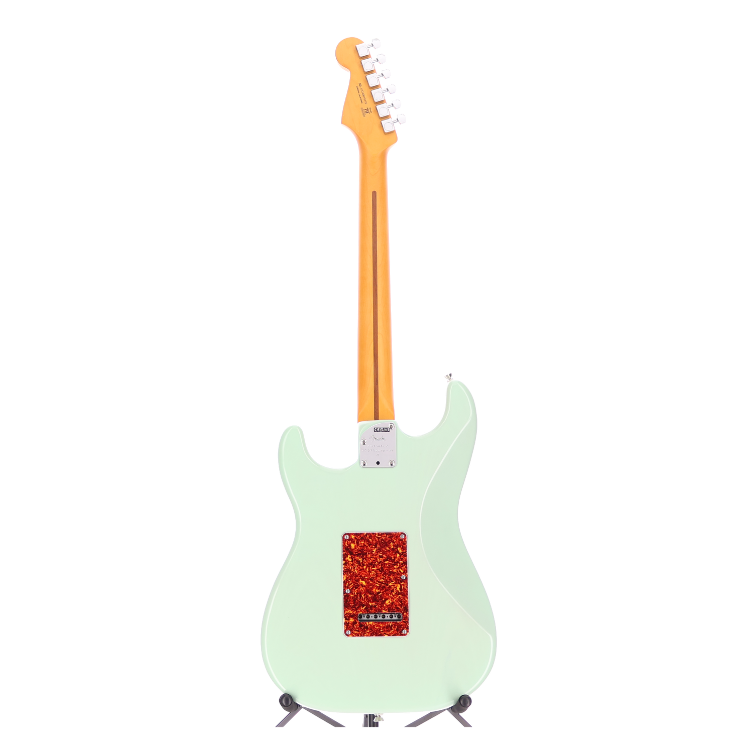 Fender American Professional II Stratocaster Thinline, Transparent Surf Green, Stage Ready (L2) (10115)