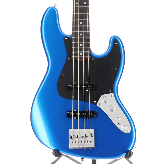 Fender American Ultra II Jazz Bass, Ebony Fingerboard, Noble Blue (BB11) (16712)