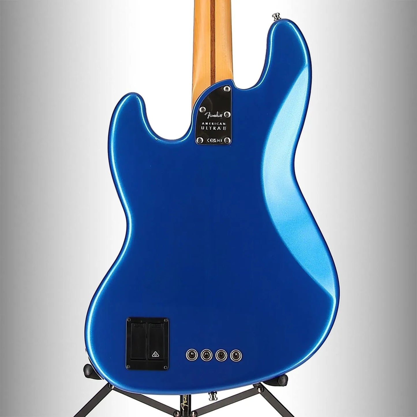 Fender American Ultra II Jazz Bass, Ebony Fingerboard, Noble Blue (EG9) (15423)