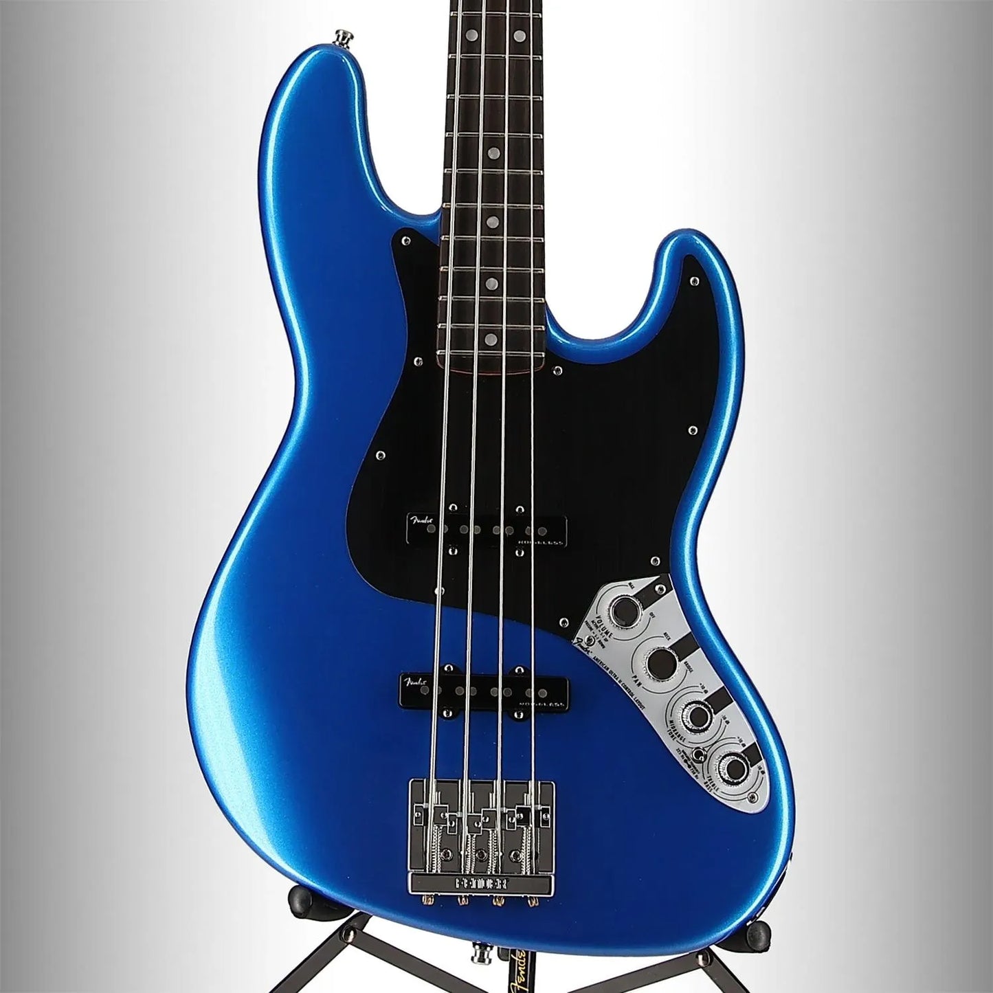 Fender American Ultra II Jazz Bass, Ebony Fingerboard, Noble Blue (EG9) (15423)