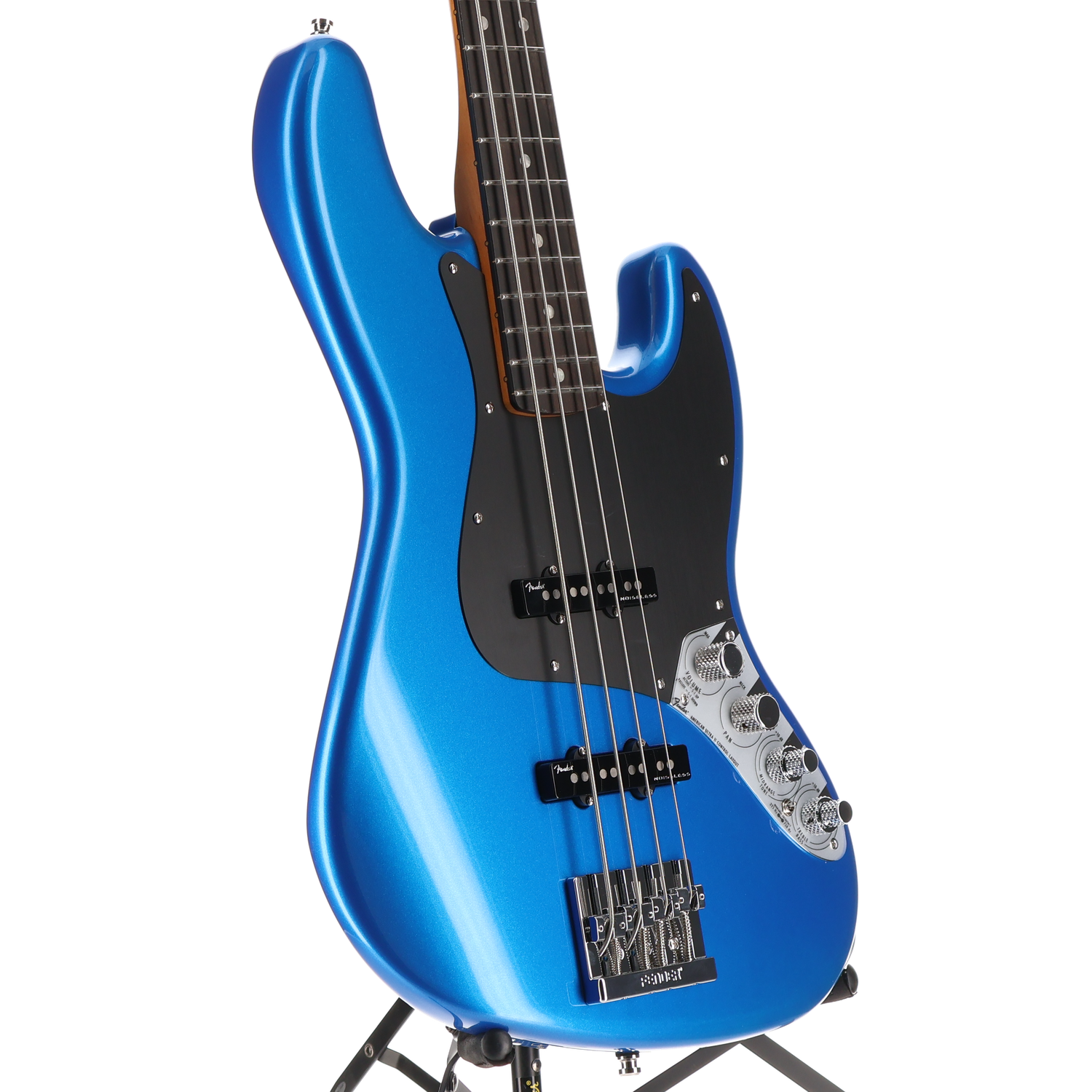 Fender American Ultra II Jazz Bass, Ebony Fingerboard, Noble Blue (H3) (24271)