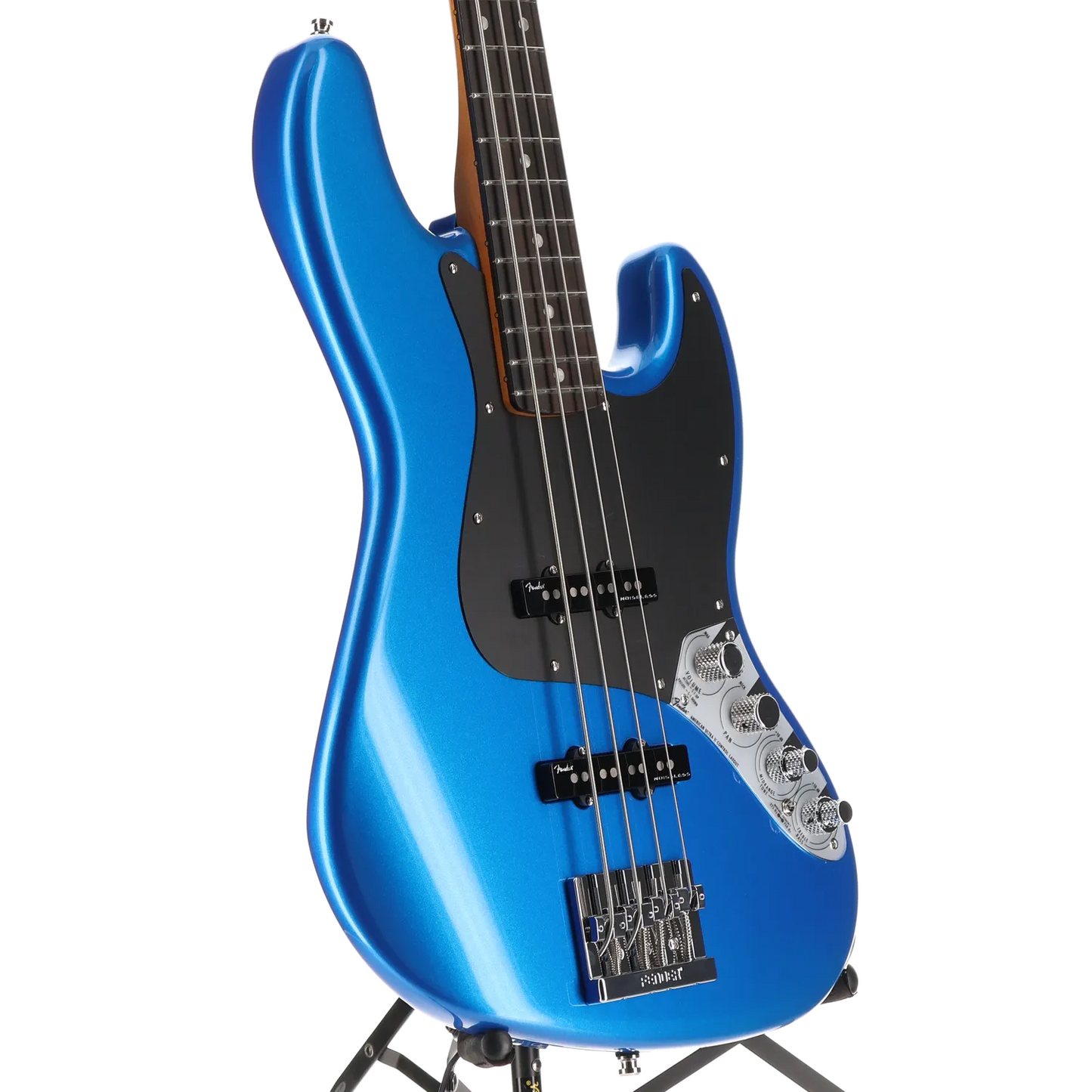 Fender American Ultra II Jazz Bass, Ebony Fingerboard, Noble Blue (H3) (24271)