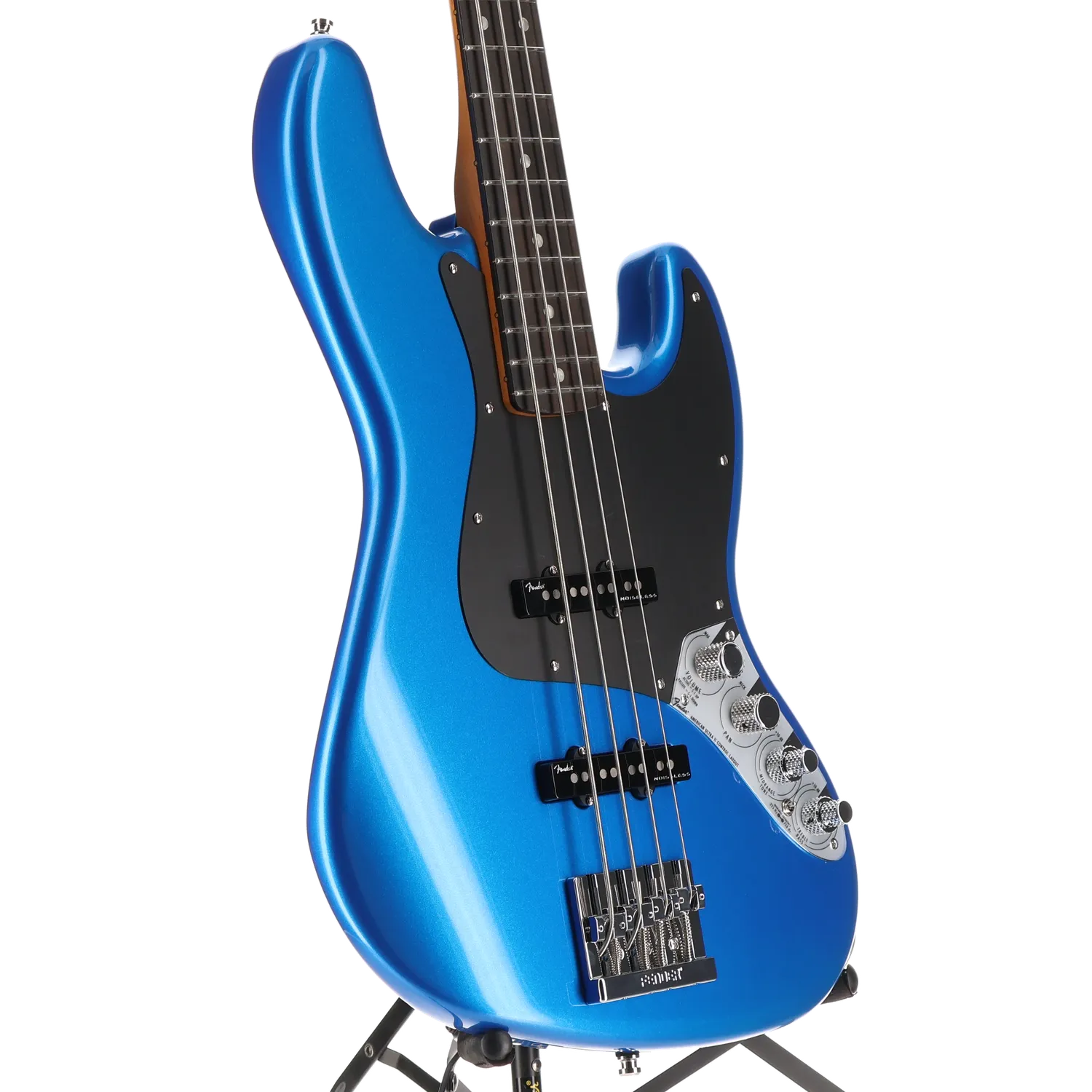 Fender American Ultra II Jazz Bass, Ebony Fingerboard, Noble Blue (H3) (24271)