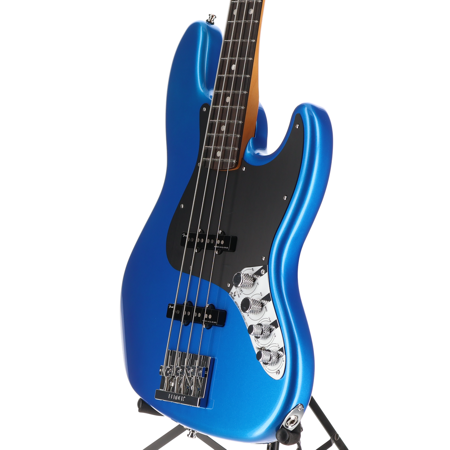 Fender American Ultra II Jazz Bass, Ebony Fingerboard, Noble Blue (H3) (24271)