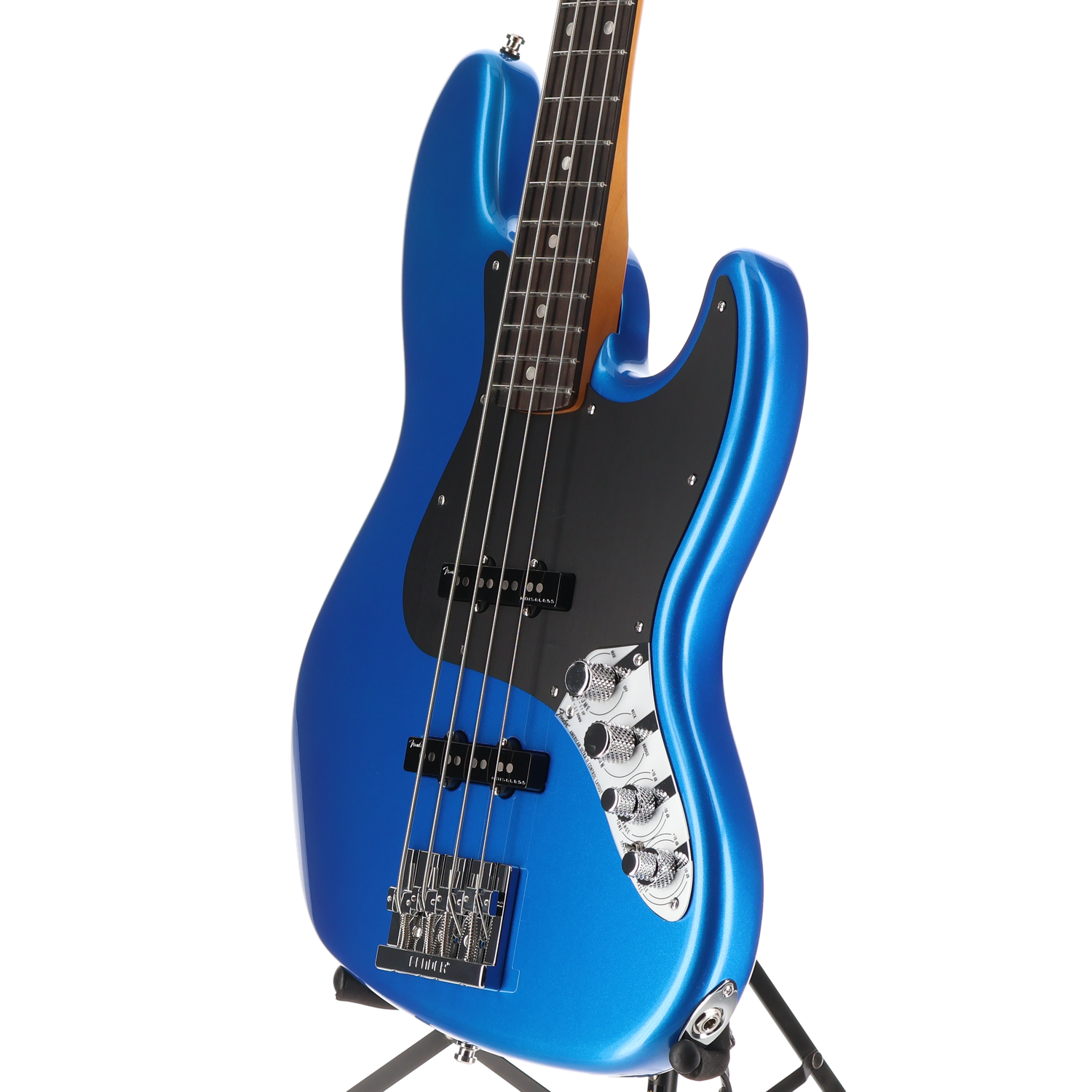 Fender American Ultra II Jazz Bass, Ebony Fingerboard, Noble Blue (H3) (24271)
