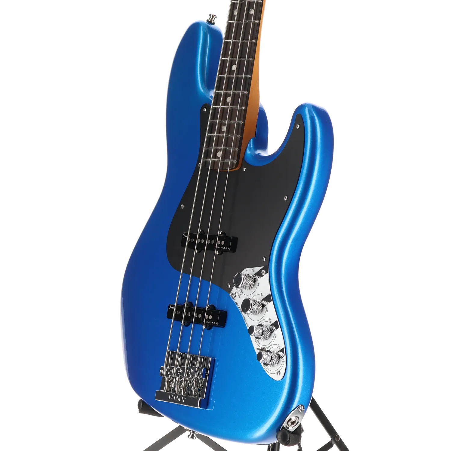 Fender American Ultra II Jazz Bass, Ebony Fingerboard, Noble Blue (H3) (24271)