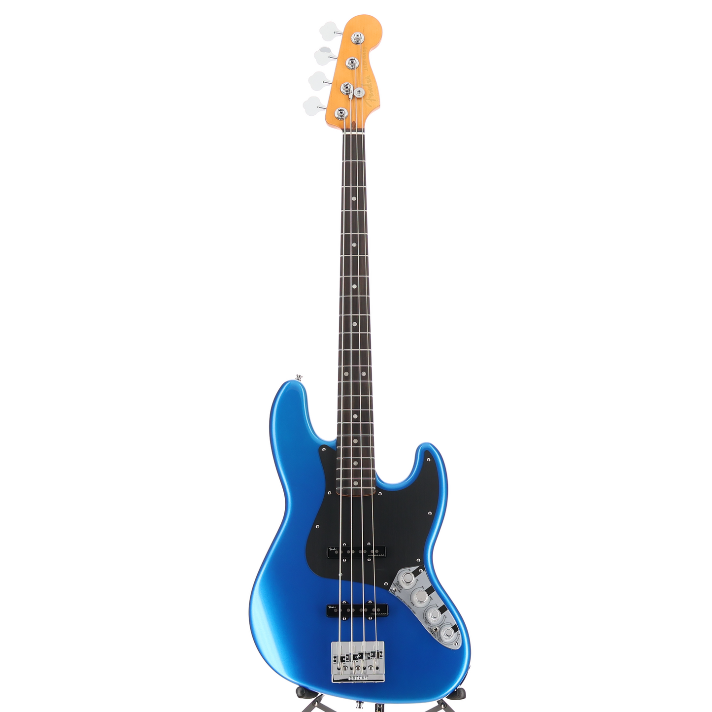 Fender American Ultra II Jazz Bass, Ebony Fingerboard, Noble Blue (H3) (24271)