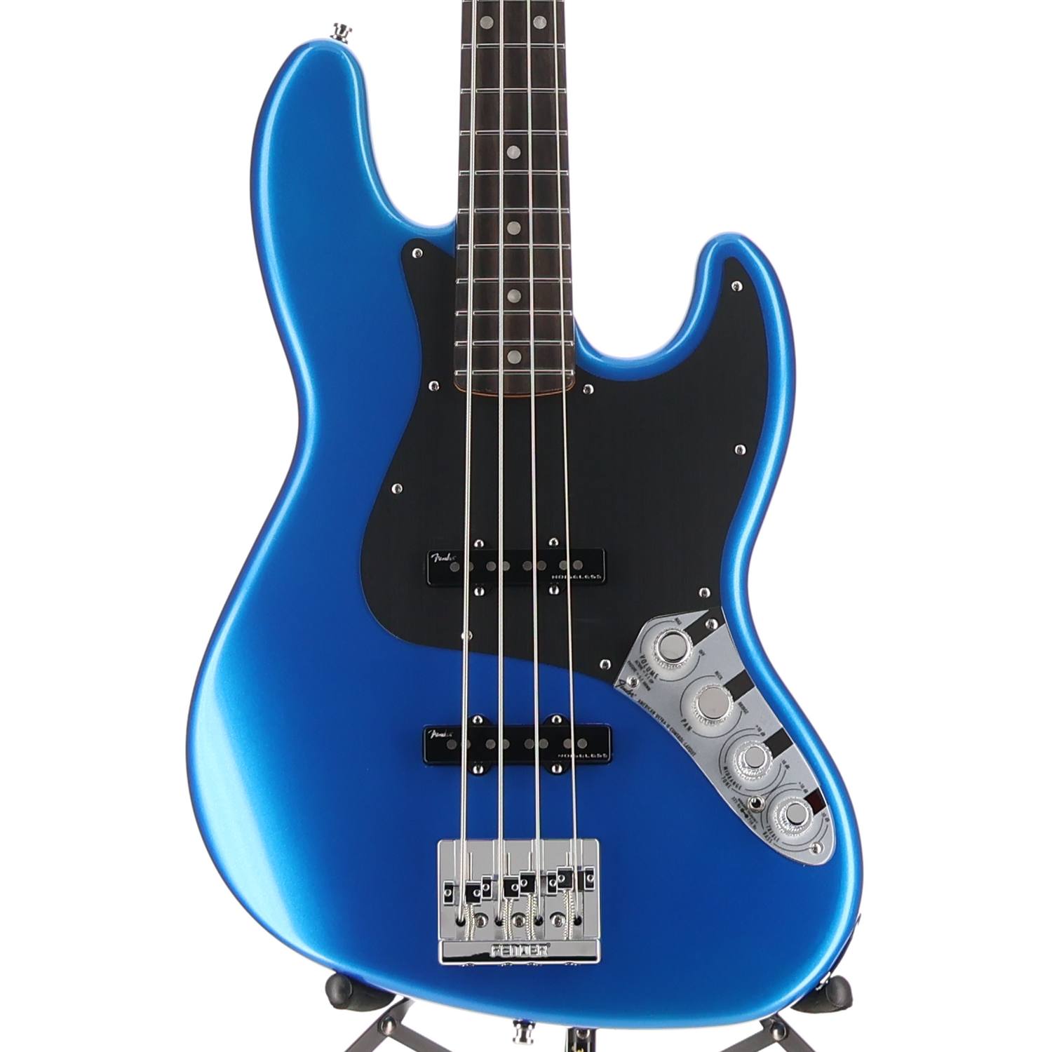 Fender American Ultra II Jazz Bass, Ebony Fingerboard, Noble Blue (H3) (24271)