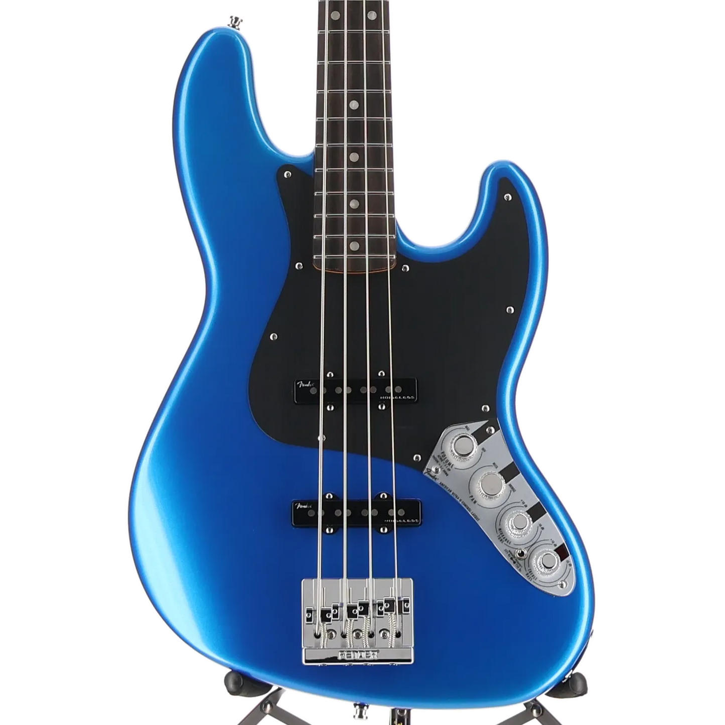 Fender American Ultra II Jazz Bass, Ebony Fingerboard, Noble Blue (H3) (24271)