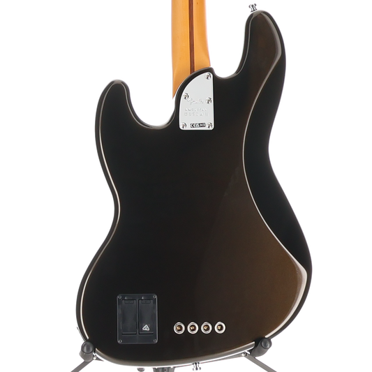 Fender American Ultra II Jazz Bass, Ebony Fingerboard, Texas Tea (X12) (08610)