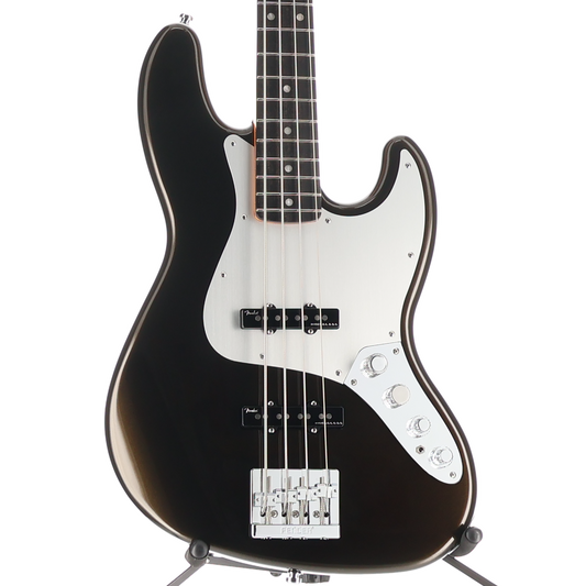 Fender American Ultra II Jazz Bass, Ebony Fingerboard, Texas Tea (X12) (08610)