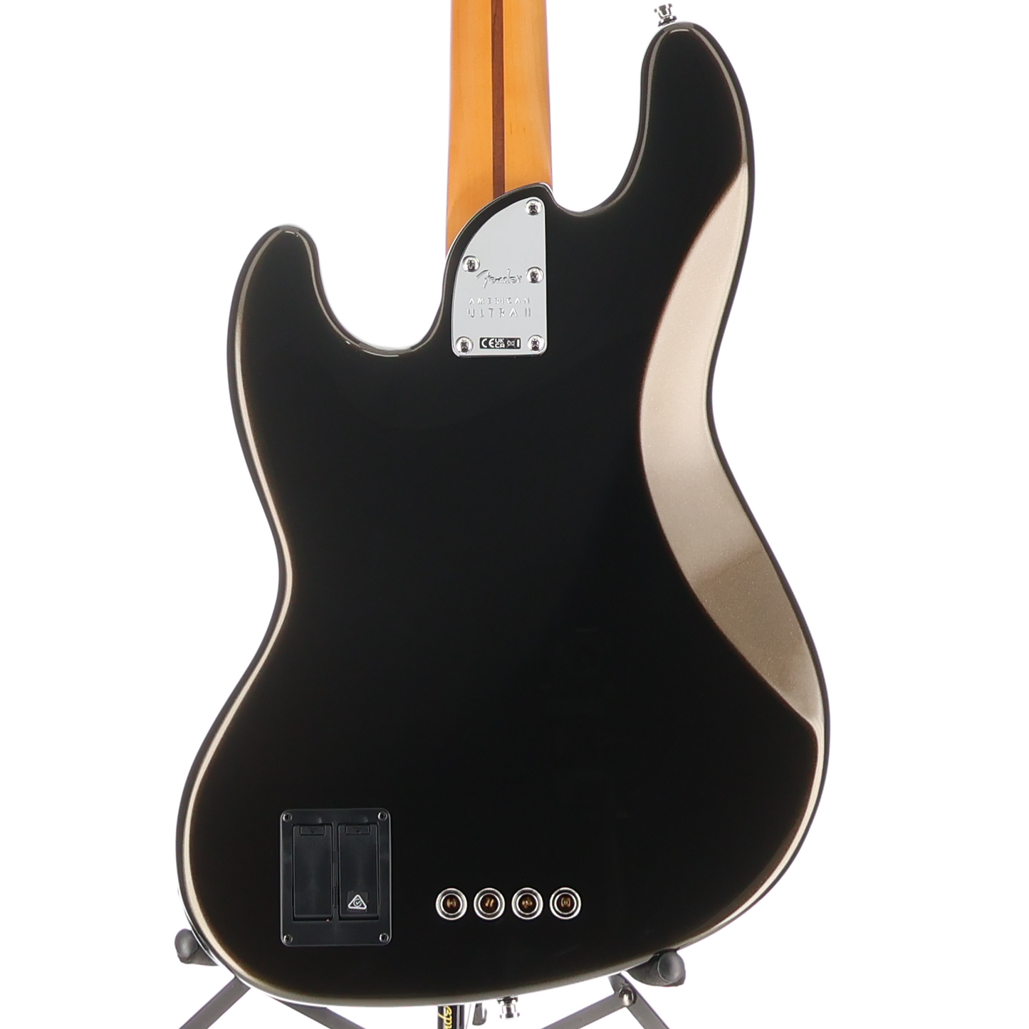 Fender American Ultra II Jazz Bass, Ebony Fingerboard, Texas Tea (X3) (27832)