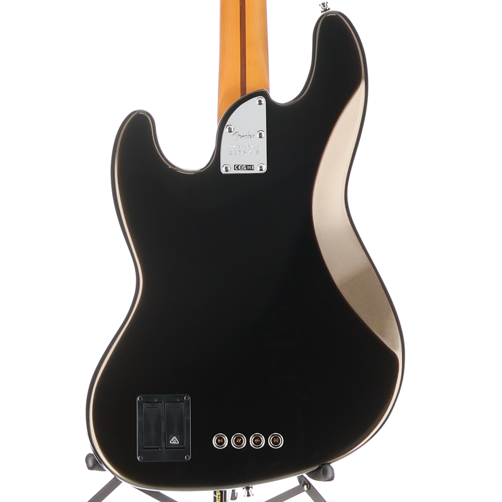 Fender American Ultra II Jazz Bass, Ebony Fingerboard, Texas Tea (X3) (27832)