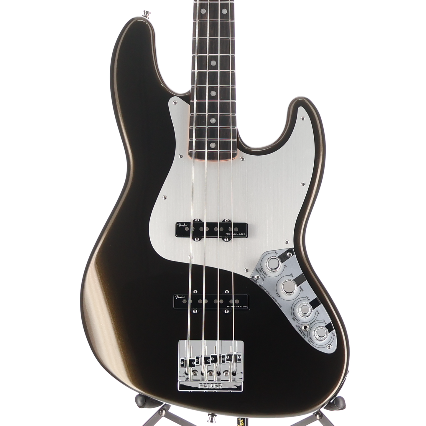 Fender American Ultra II Jazz Bass, Ebony Fingerboard, Texas Tea (X3) (27832)